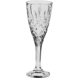 Ποτήρια λικέρ κολωνάτα κρυστάλλινα σετ 6 τεμαχίων  Sheffield  50cc Bohemia 0803070