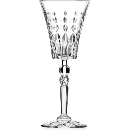 Ποτήρια κρασιού σετ 6 τεμαχίων κρυστάλλινα Marilyn 260cc RCR 0803360