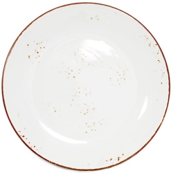 Πιάτο φρούτου πορσελάνης Sahara λευκό 21εκ dot 0751674