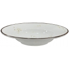 Πιάτο pasta πορσελάνης Sahara λευκό 28x5.5εκ dot 0751675