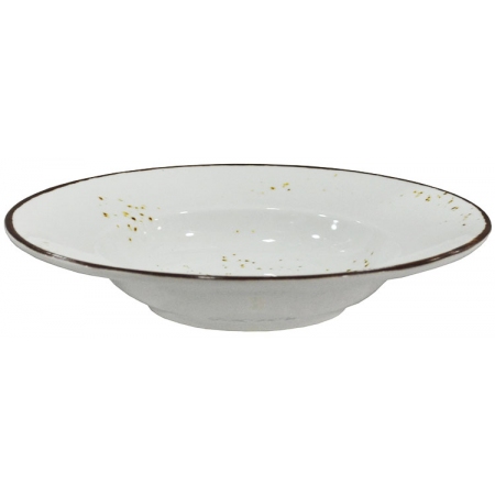Πιάτο pasta πορσελάνης Sahara λευκό 28x5.5εκ dot 0751675