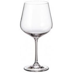Ποτήρια κρασιού κρυστάλλινα σετ 6 τεμαχίων Strix 600cc Bohemia 0803085