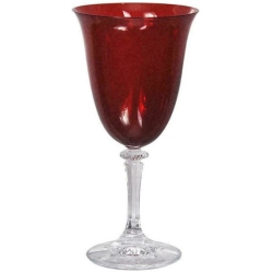 Ποτήρια κρασιού κρυστάλλινα σετ 6 τεμαχίων Kleopatra 360cc Bohemia 0802927