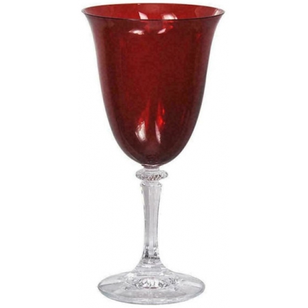 Ποτήρια κρασιού κρυστάλλινα σετ 6 τεμαχίων Kleopatra 360cc Bohemia 0802927