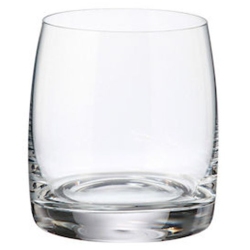 Ποτήρια ουίσκι σετ 6 τεμαχίων κρυστάλλινα Pavo διάφανο 290cc Bohemia 0802716