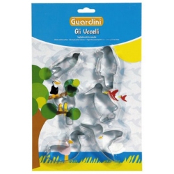 Κουπάτ μεταλλικά σετ 6 τεμαχίων Πουλιά Guardini 15647