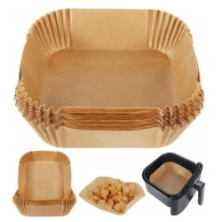 Ανταλλακτικά χαρτιά για φριτέζα αέρος σετ 50 τεμαχίων 20x20εκ Newest S-2045