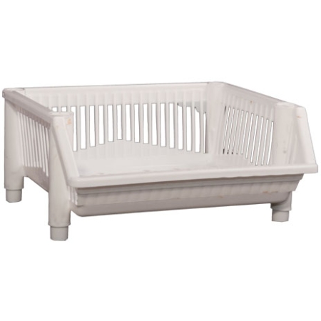 Φρουτοθήκη πλαστική λευκή 37x32x14εκ Miltoplast 1070A