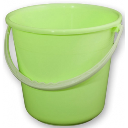 Κουβάς πλαστικός με πλαστικό χέρι 13Lt Miltoplast 204