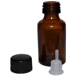 Φιάλη 20ml με πώμα   εσωτερικό σταγονόμετρο