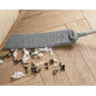 Φτερό ξεσκονίσματος με τηλεσκοπικό κοντάρι γκρι-ασημί Ruhhy 76036