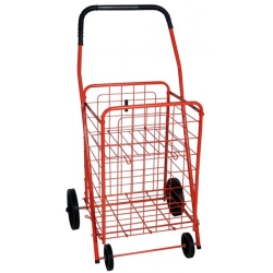 Καροτσάκι λαϊκής μεταλλικό σπαστό κόκκινο 95εκ ASCOL