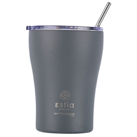 Κούπα θερμός ανοξείδωτο 18/8 Fjord grey 350ml Estia 01-12441