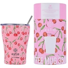 Κούπα θερμός ανοξείδωτο 18/8 Cherry rose 350ml Estia 01-16876