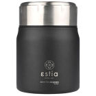 Φαγητοδοχείο θερμός ανοξείδωτο 18/8 Midnight black 500ml 10x14εκ Estia 01-21658
