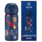 Μπουκάλι θερμός παιδικό Wonder bottle ανοξείδωτο 18/8 Cosmic voyagers 350ml 7x18εκ Estia 01-23478