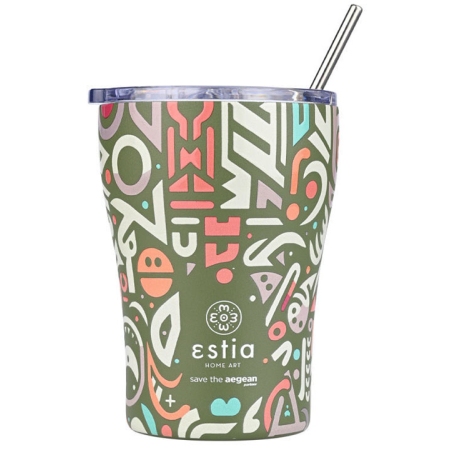 Κούπα θερμός ανοξείδωτο 18/8 Geovivid 350ml Estia 01-22938