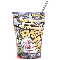 Κούπα θερμός ανοξείδωτο 18/8 Graffiti rhythm 350ml Estia 01-22914
