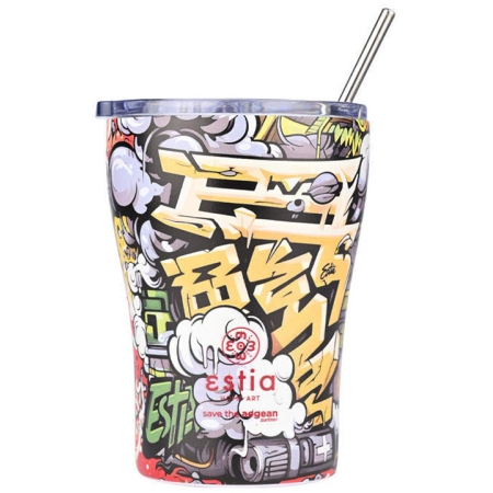 Κούπα θερμός ανοξείδωτο 18/8 Graffiti rhythm 350ml Estia 01-22914