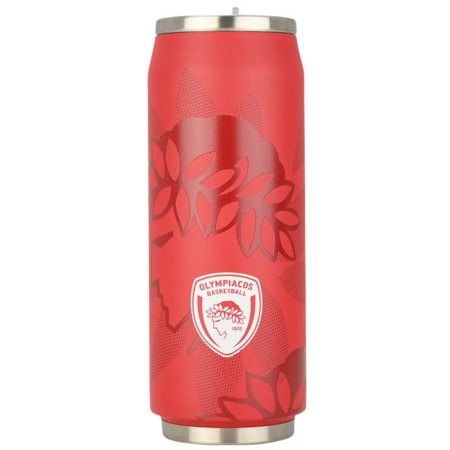 Ποτήρι θερμός ανοξείδωτο 18/8 Olympiacos B.C. 500ml Estia 00-27117