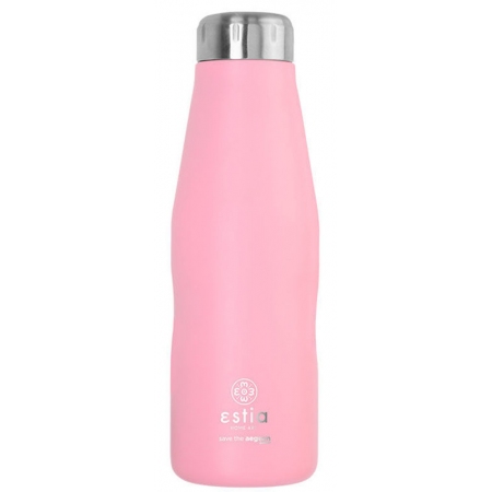 Μπουκάλι θερμός ανοξείδωτο 18/8 Blossom rose 500ml 7x22.5εκ Estia 01-7812
