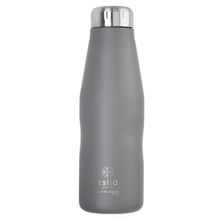 Μπουκάλι θερμός ανοξείδωτο 18/8 Fjord grey 500ml 7x22.5εκ Estia 01-8550