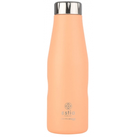 Μπουκάλι θερμός ανοξείδωτο 18/8 Peach fuzz 500ml 7x22.5εκ Estia 01-23447
