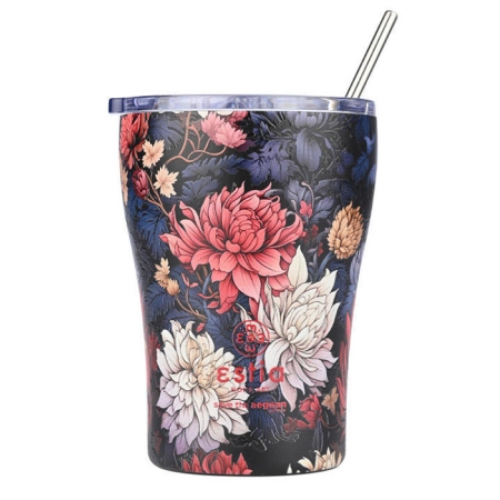 Κούπα θερμός ανοξείδωτο 18/8 Midnight blossom 350ml Estia 01-22945