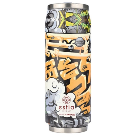 Ποτήρι θερμός ανοξείδωτο 18/8 Graffiti rhythm 500ml Estia 01-22655