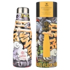 Μπουκάλι θερμός ανοξείδωτο 18/8 Graffiti rhythm 500ml 7x22.5εκ Estia 01-22068