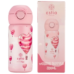 Μπουκάλι θερμός παιδικό Wonder bottle ανοξείδωτο 18/8 Love ascend 350ml 7x18εκ Estia 01-23454