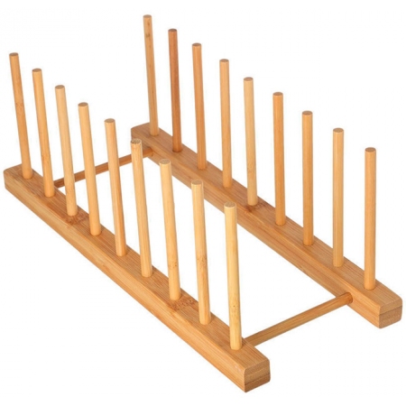 Πιατοθήκη ντουλαπιού ξύλινη natural 33x12.3x10.5εκ Estia 01-17279