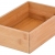 Κουτί αποθήκευσης μπαμπού natural 15x23x7εκ Estia 03-17552