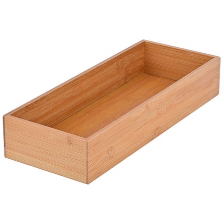 Κουτί αποθήκευσης μπαμπού natural 15x38x7εκ Estia 03-17569