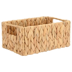 Καλάθι ψάθινο natural 27.5x18x12.5εκ Estia 02-27995