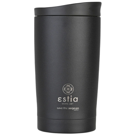 Κούπα θερμός ανοξείδωτο 18/8 Midnight black 350ml Estia 01-20361