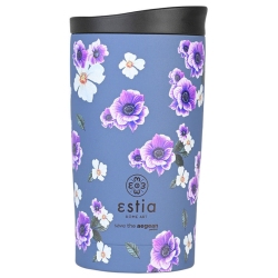 Κούπα θερμός ανοξείδωτο 18/8 Garden blue 350ml Estia 01-20439