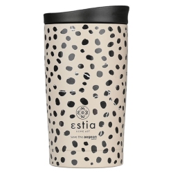 Κούπα θερμός ανοξείδωτο 18/8 Leopard taupe 350ml Estia 01-25663
