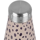Μπουκάλι θερμός ανοξείδωτο 18/8 Leopard taupe 500ml 7x22.5εκ Estia 01-16630