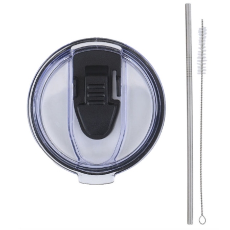 Καπάκι ανταλλακτικό με καλαμάκι και βουρτσάκι για κούπα θερμός Estia 01-31992