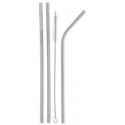 Καλαμάκια ανοξείδωτα σετ 3 τεμαχίων 21.5εκ Estia 01-7645