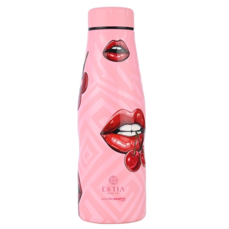 Μπουκάλι θερμός ανοξείδωτο 18/8 Blush pop 500ml 7x22.5εκ Estia 01-31657