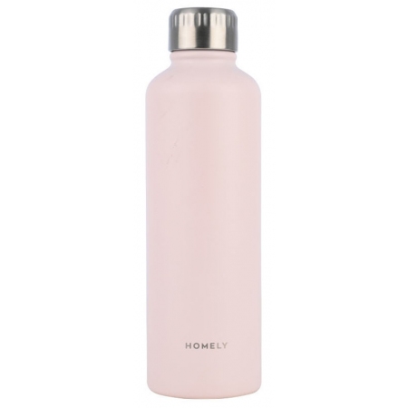 Μπουκάλι θερμός ανοξείδωτο 18/8 Rose quartz 500ml 7x23εκ Homely 01-32609