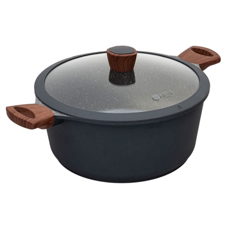 Χύτρα από χυτό αλουμίνιο Stone 28εκ Estia 01-1155