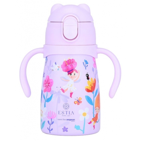 Μπουκάλι θερμός παιδικό Bubble bottle ανοξείδωτο Fairy tales 300ml Estia 01-34214