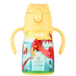 Μπουκάλι θερμός παιδικό Bubble bottle ανοξείδωτο Fortress dragon 300ml Estia 01-33217