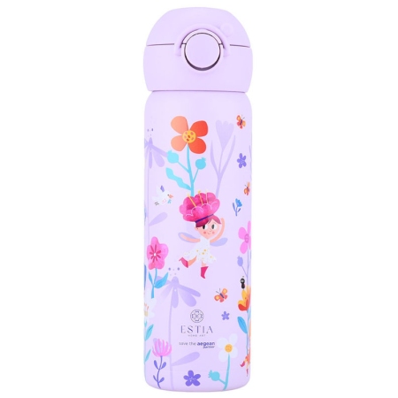 Μπουκάλι θερμός παιδικό Wonder bottle ανοξείδωτο 18/8 Fairy tales 500ml 6x22.5εκ Estia 01-34191