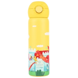 Μπουκάλι θερμός παιδικό Wonder bottle ανοξείδωτο 18/8 Fortress dragon 500ml 7x22.5εκ Estia 01-33149