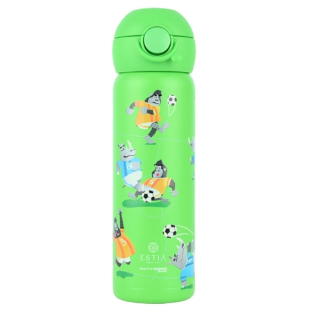 Μπουκάλι θερμός παιδικό Wonder bottle ανοξείδωτο 18/8 Jungle kick 500ml 6x22.5εκ Estia 01-33156