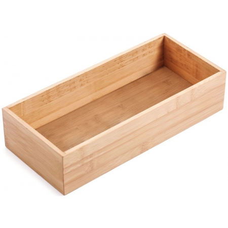 Κουτί αποθήκευσης μπαμπού natural 37x26x8.7εκ Estia 02-31428